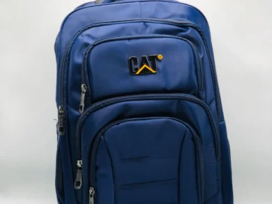 Caterpillar Blue School Backpack