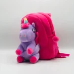 Attractive Cute Unicorn Plush Backpack for Girls showcasing vibrant colors, cute unicorn details, and a cozy plush feel for school, travel, or playtime.