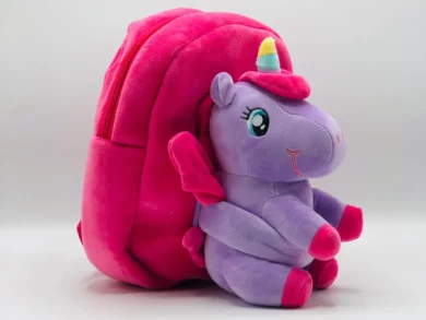 Cute Unicorn Plush Backpack for Girls