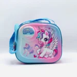 Stylish Unicorn 3-in-1 School Bag Set for Girls crafted with durable material, spacious compartments, and comfortable straps for everyday school use.