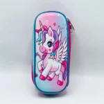 Cute Unicorn 3-in-1 School Bag Set for Girls featuring a magical unicorn design with matching backpack, lunch bag, and pencil case for a complete school solution.