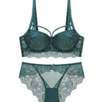 3/4 Cup Lace Push-Up Bra & Panty Set