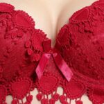 Stylish Brachy Women Maroon Solid Lace Bra and Underwear Set crafted with soft breathable fabric and a flattering fit, perfect for everyday wear or special occasions.