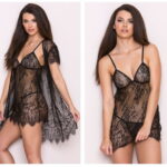 Coquette Double Layer Tulle Babydoll G-String