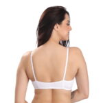 Practical Cotton Rich Non Padded Front Open Plunge Bra featuring a flattering plunge design and non-padded cups, offering natural shape and gentle support.