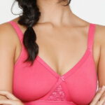 Premium Double Layered Wire-Free Super Support Bra featuring enhanced support technology and a secure fit that maintains natural shape.