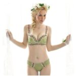 Floral Lace Seamless Embroidery Bra and Panty Set