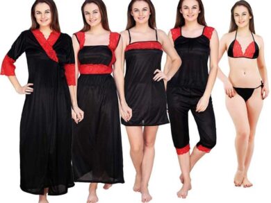 Nighty Set 7 Piece Combo