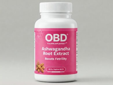 OBD Ashwagandha Root Extract Boosts fertility - 60 Ct