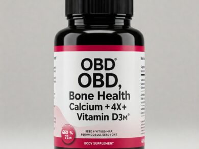 OBD Bone Health Calcium + Vitamin D3m - 60 Ct