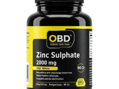 OBD Cellular Metabolism Zinc Sulphate 200mg - 90 Ct