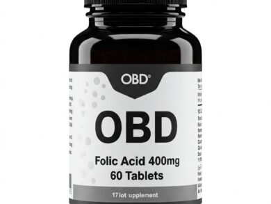 OBD Folic Acid 400mcg - 30 Tablets
