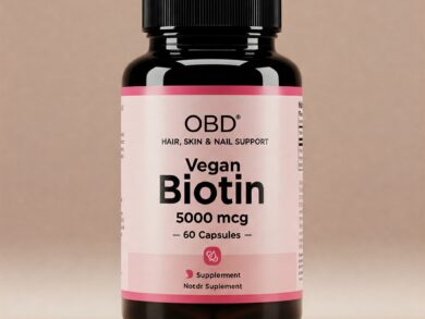 OBD Vegan Biotin 5000 mcg - 60 Capsules