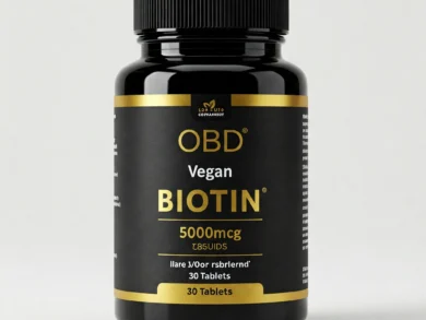 OBD Vegan Biotin 5000mcg - 30 Tablets