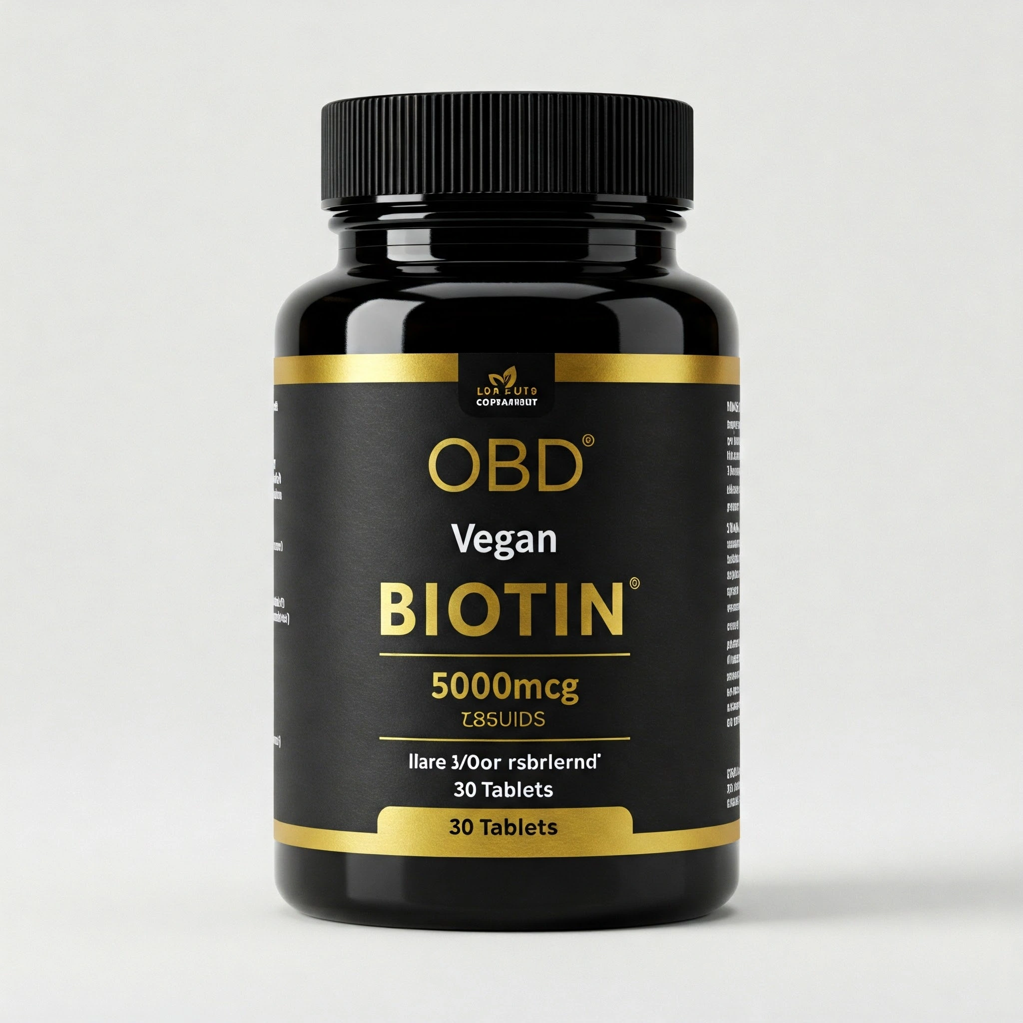 OBD Vegan Biotin 5000mcg - 30 Tablets OBD Vegan Biotin 5000mcg - 30 Tablets