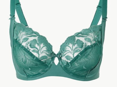 Olivia Embroidered Non-Padded Balcony Bra