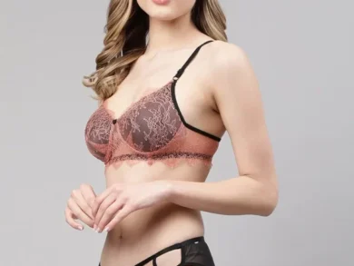 Orange-Black-Padded-Lace-T-Shirt-Bra-Panty-Set-1-600x600