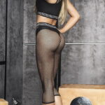 Comfortable Sporty Black Three-Piece Bra set with a flattering shape and durable fabric, ideal for combining sporty fashion with daily comfort.