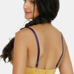 Comfortable Stir Padded Wirefree Neck Lace Bra featuring a wirefree design and breathable fabric for all-day support without pressure.