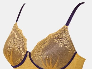 Stir Padded Wirefree Neck Lace Bra