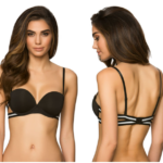 Sugar and Stripe Black Bra