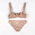 Elegant Ultra Thin Half-Cup Smooth Comfortable Bra Panty Set crafted with soft breathable fabric and a flattering half-cup design for a natural and graceful look.