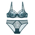 Victoria Transparent Ultra Thin Bra Set