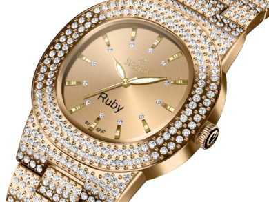 Alluring Sveston Ruby SV-6237-F Feminine Stainless Steel Watch
