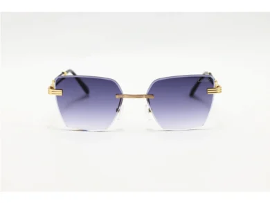 Cartier-5549-Golden-Black-Gradient-Metal-Rimless-Sunglasses-1.webp