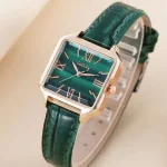 Charming Shein Square Quartz Watch & Jewelry Set