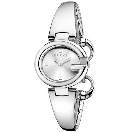 Elegant Gucci Guccissima Small Size Silver Dial Women’s Watch