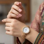 Elegant WHL00431 IWA Round Rhinestone Bezel Women’s Watch