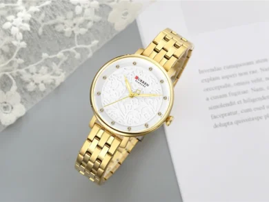 Luxury Curren 9046 Women’s Stainless Steel Watch 1