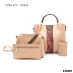 Stella-4PC-Peach-Handbag-Set.webp
