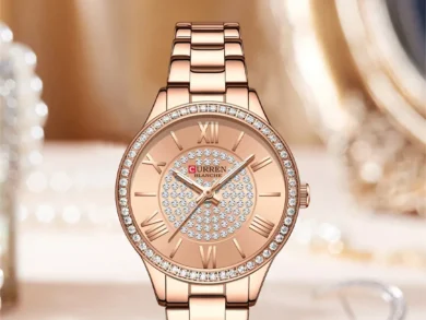 Stunning Curren 9084 Women’s Stainless Steel Watch