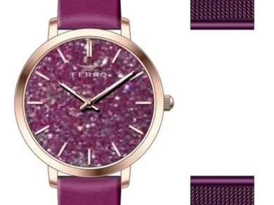 Stunning Ferro F21195B-ZC Dual Band Women’s Watch 1