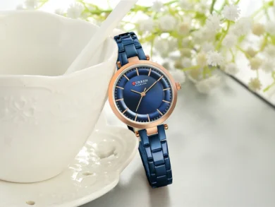 Vibrant Curren 9054 Women’s Stainless Steel Watch 1