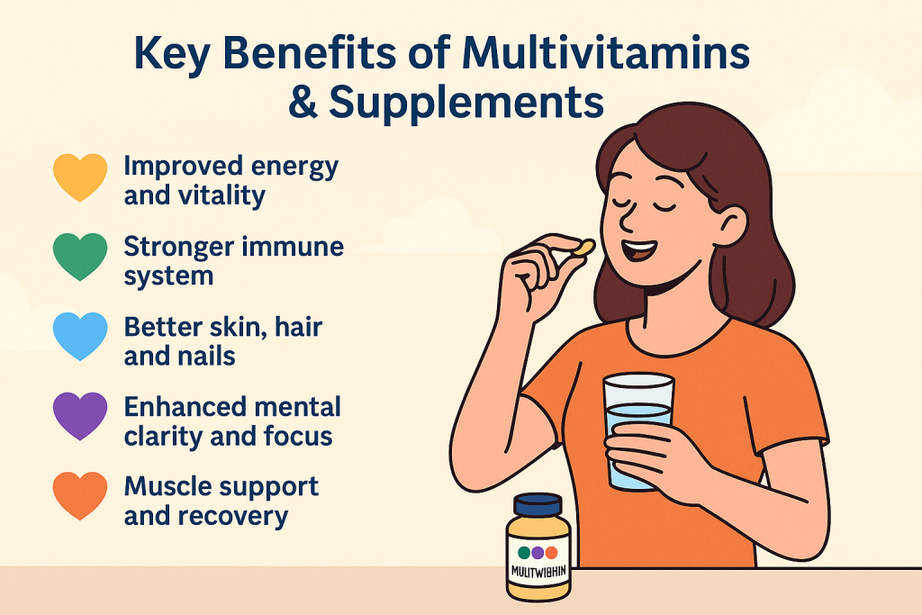 multivitamin for women and men benefits illustration 2026