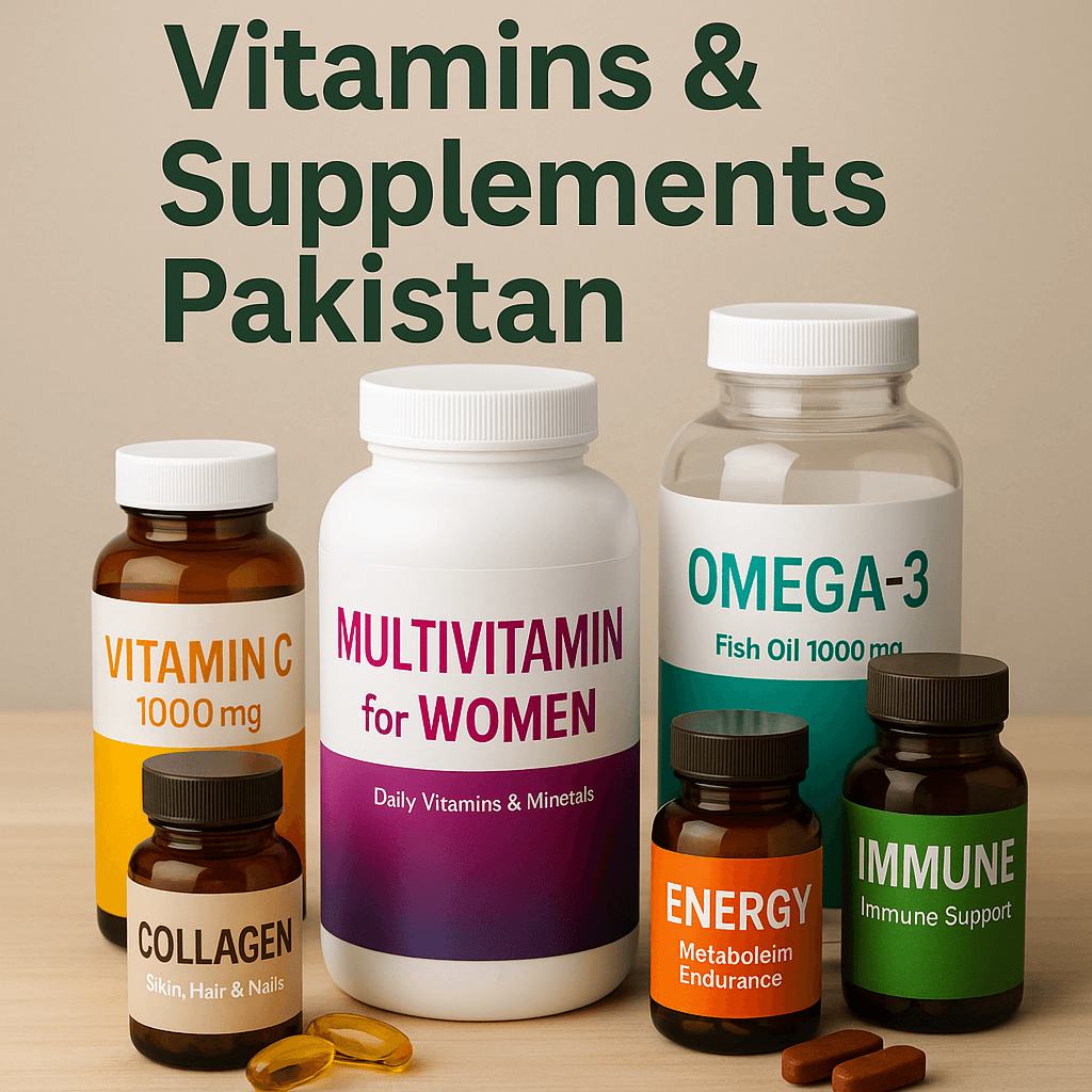 vitamins and supplements Pakistan multivitamin set for 2026 wellness
