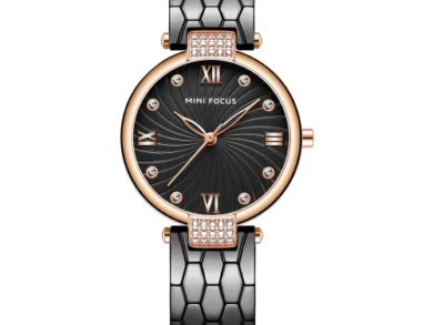 Black Dial Quartz Watch For Ladies MF0186L-03