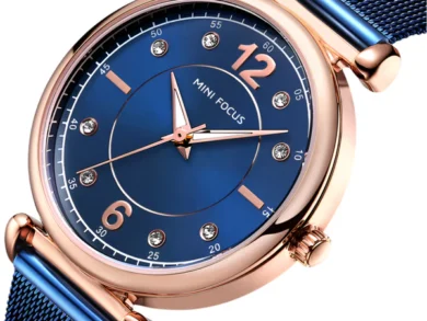 Bold Blue Mesh Bracelet MF0177L-04 Women Watch 1