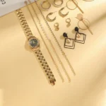Bold Shein 5PCS Luxury Dial Watch Set for Women 3