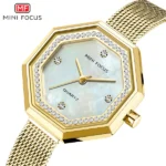 Bold Silver Dial Quartz Watch For Ladies MF0304L — 016 1