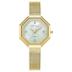 Bold Silver Dial Quartz Watch For Ladies MF0304L — 016