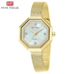 Bold Silver Dial Quartz Watch For Ladies MF0304L — 016 2