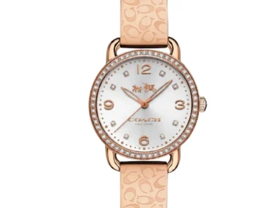 Elegant Coach Rose Gold Watch — 028