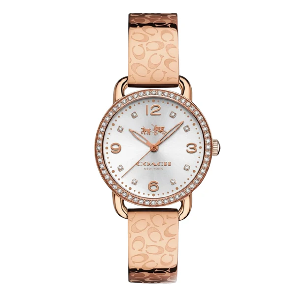 Elegant Coach Rose Gold Watch — 028 Elegant Coach Rose Gold Watch — 028