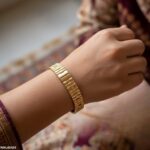 Elegant IWA Round Heart Stone Dial Women’s Watch 2