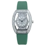 Emerald Green Silicone Strap Women’s Watch MF0496L-07