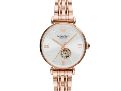 Emporio Armani Gold Automatic Watch — 042
